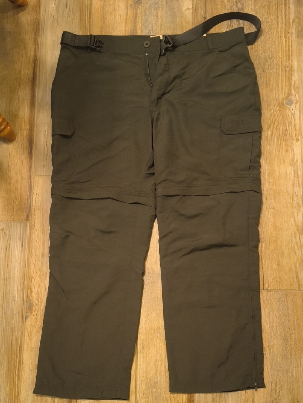 RedHead Men's Convertible Cargo Pants - Olive Size 40/30